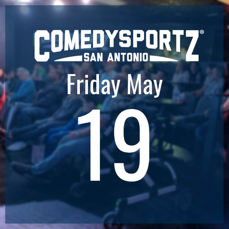 7:30 PM Friday May 19th - ComedySportz Main Event